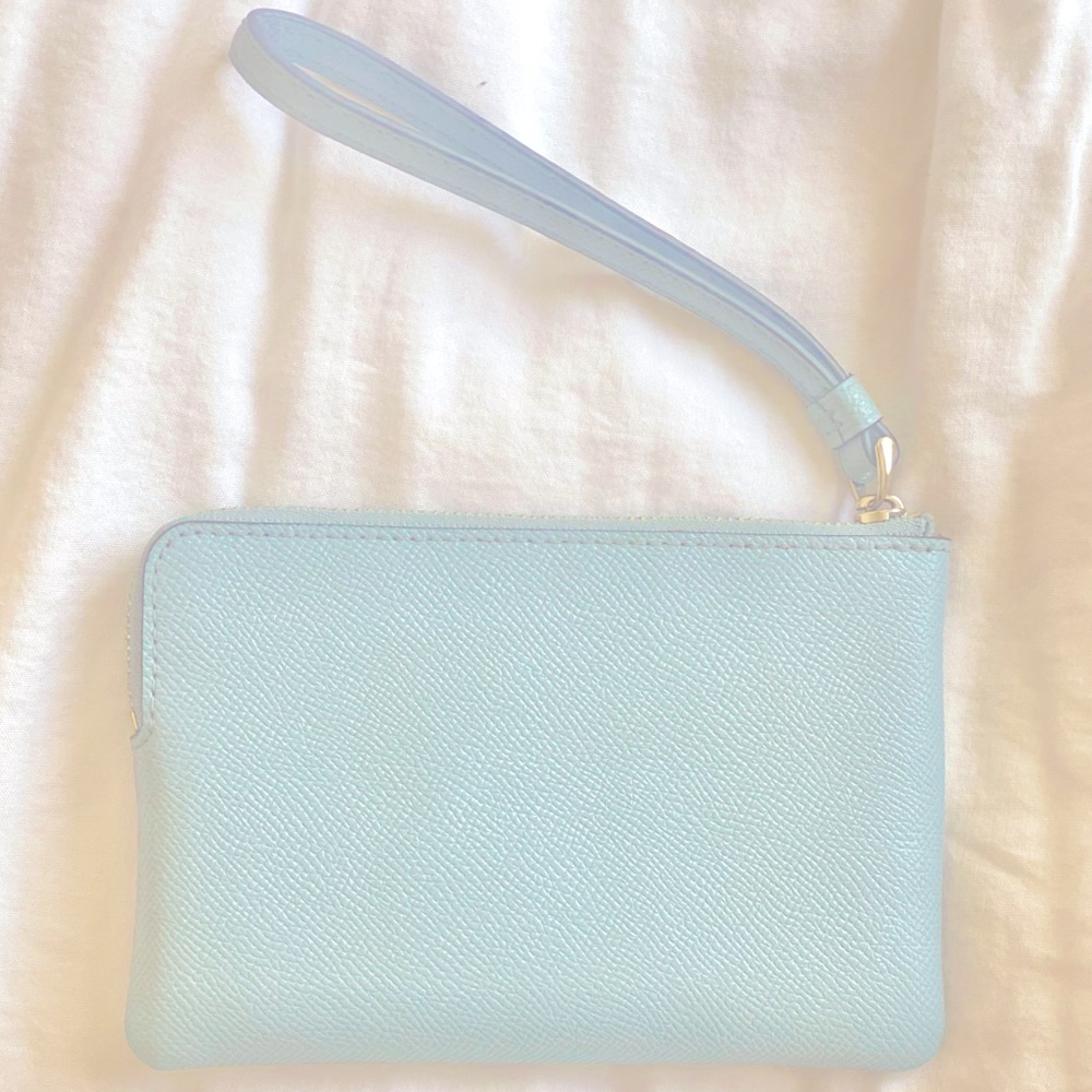 Robin blue Coach New York wristlet - Picture 2 of 4